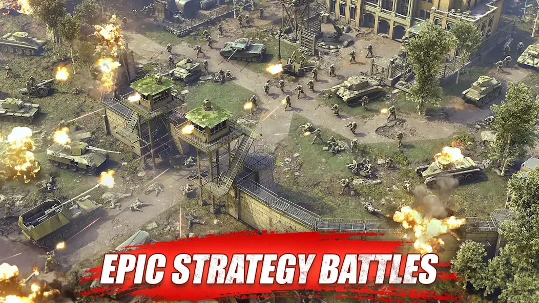 Heroes of War: Idle army game (Герои войны)  [МОД Меню] Screenshot 5