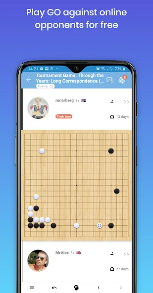 Sente - Online GO (Сенте)  [МОД Бесконечные монеты] Screenshot 2