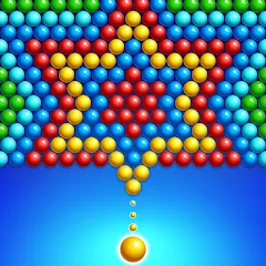 Взломанная Bubble Shooter Royal Pop  [МОД Много монет] - стабильная версия apk на Андроид