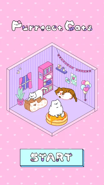 Purrfect Cats (Парфект кэтс)  [МОД Unlocked] Screenshot 1