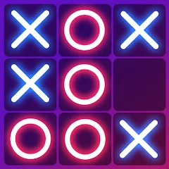 Взлом Tic Tac Toe 2 Player: XO Game (Тик Так Тоу 2 игрока)  [МОД Много монет] - полная версия apk на Андроид