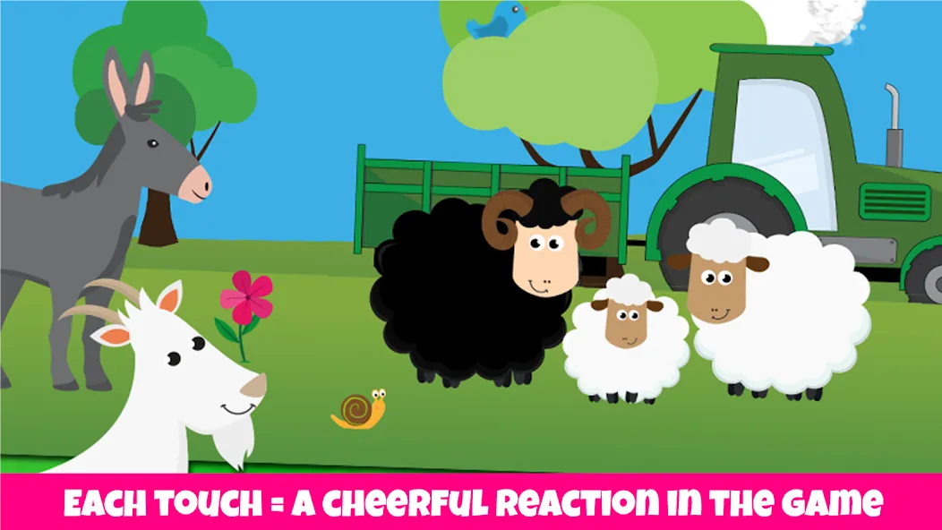 Farm animals game for babies  [МОД Бесконечные монеты] Screenshot 1