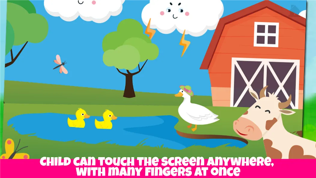 Farm animals game for babies  [МОД Бесконечные монеты] Screenshot 2
