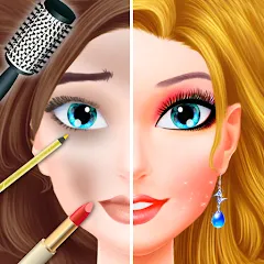 Взлом Makeup games makeover dress up  [МОД Menu] - последняя версия apk на Андроид