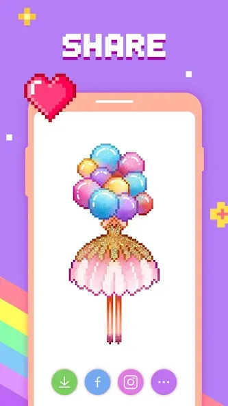 Paint by Number - Pixel Art  [МОД Menu] Screenshot 5