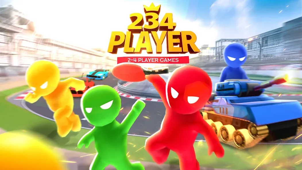 2 3 4 Player Games  [МОД Unlimited Money] Screenshot 1