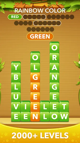 Word Heaps -Connect Stack Word  [МОД Меню] Screenshot 2